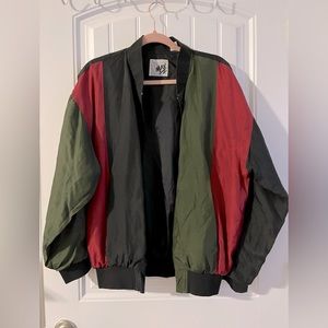 Vintage 80/ 90's BMax 100% silk jacket Size M